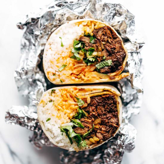 Korean BBQ Bangkok Burritos