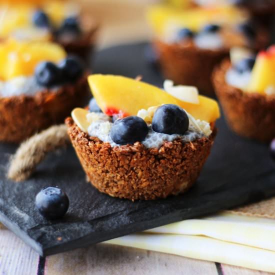 Vegan Chia Pudding Granola Cups