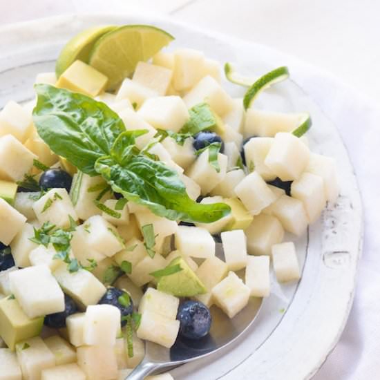 Jicama, Avocado & Blueberry Salad