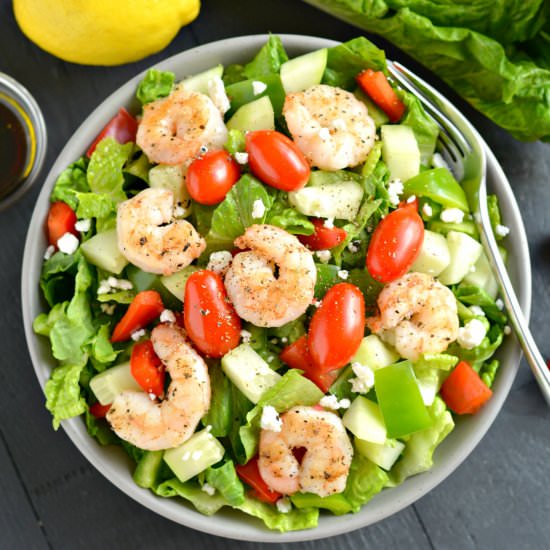 Greek Shrimp Salad