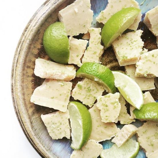 White Chocolate & Lime Fudge