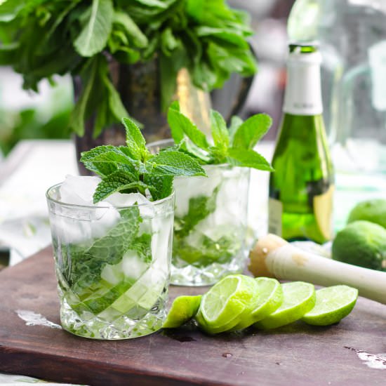 Champagne Mojitos