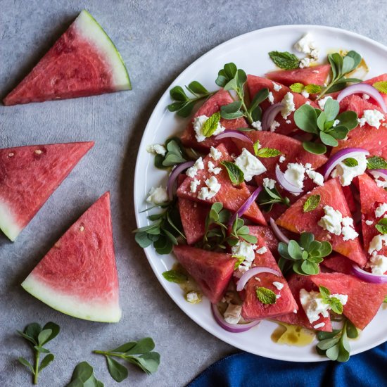 Watermelon Feta Salad