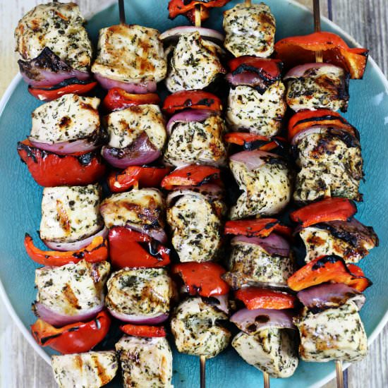 Grilled Chicken Kabobs