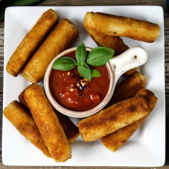 Vegan “Mozzarella” Sticks