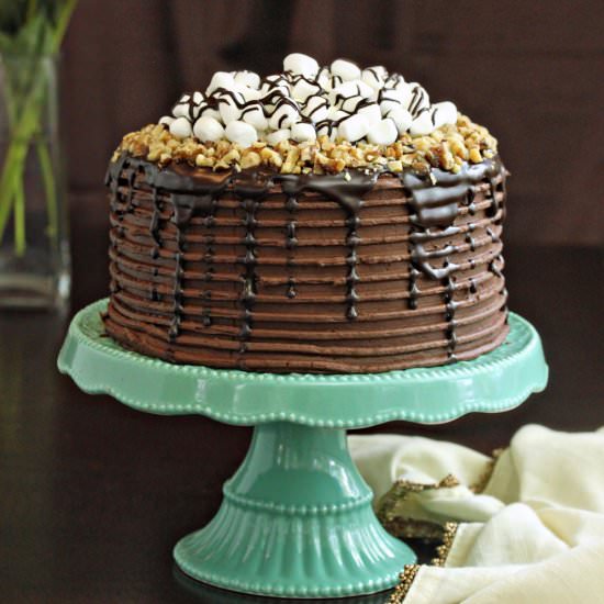 Rocky Road Layer Cake