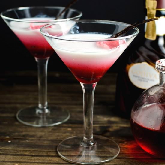 Rose & White Chocolate Cocktail