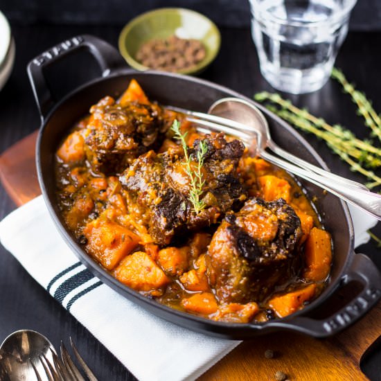 Ox Tail Stew with Sweet Potatoes