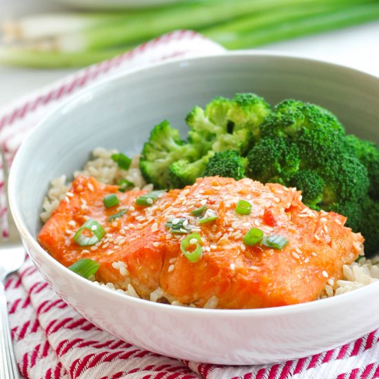 Sweet Chili Sriracha Steelhead Trout