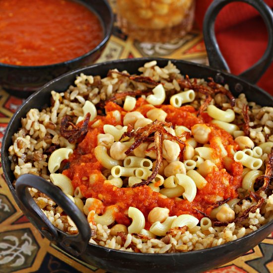 Kushari (Egyptian Street Dish)