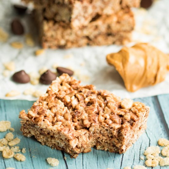 PB Chocolate Rice Krispie Treats