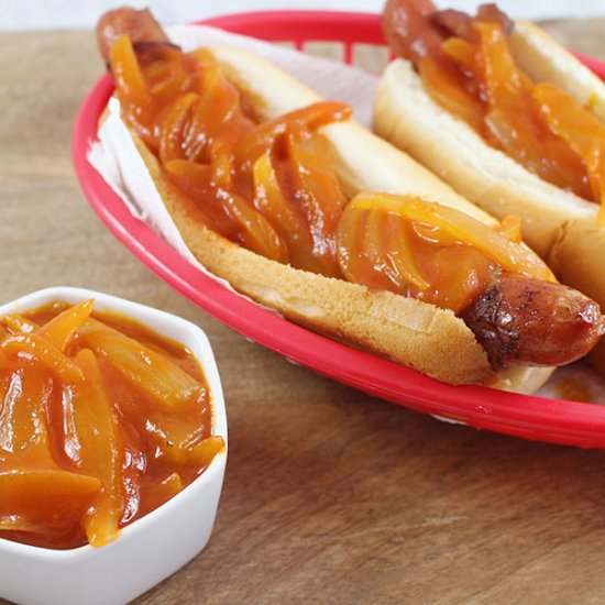 NY Style Hot Dog Onion Sauce