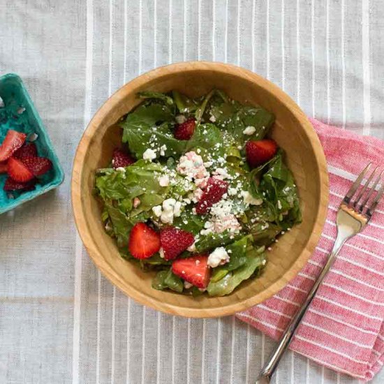 Strawberry Lime Vinaigrette Salad