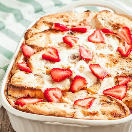 Strawberry Cheesecake French Toast