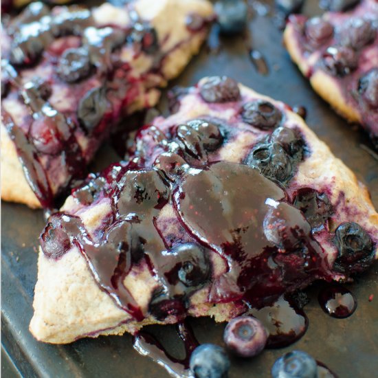 Blueberry Sourdough Scones