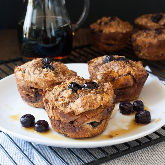 Blueberry French Toast Muffins