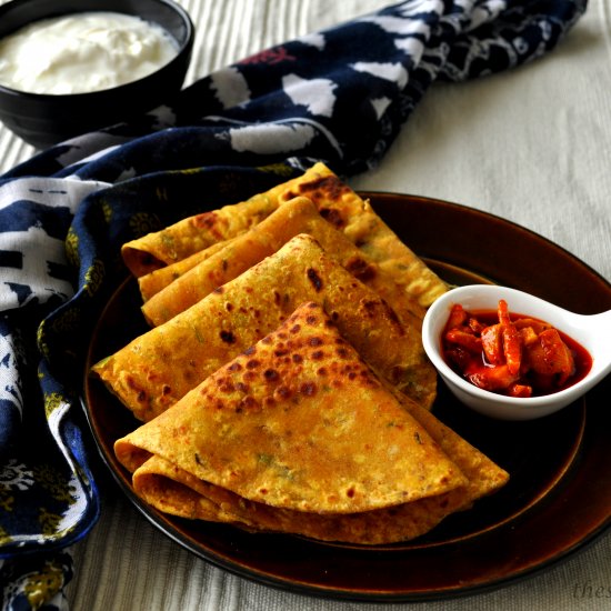 Dashmya – spiced indian flatbread