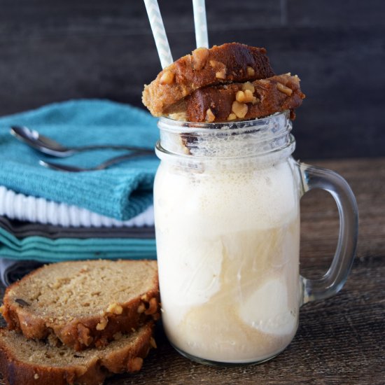 Banana Bread Beer Float