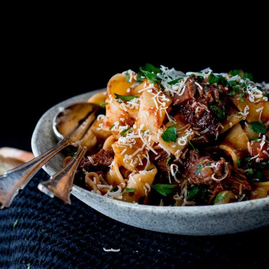 Beef Cheek Ragu with Parpadelle