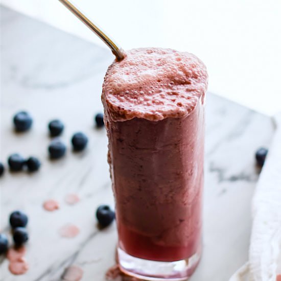 Sparkling Frozen Fruit Smoothie