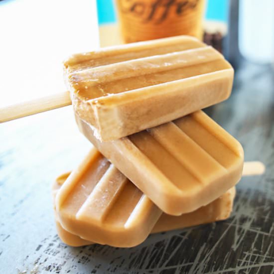 2 Ingredient Coconut Mocha Pops