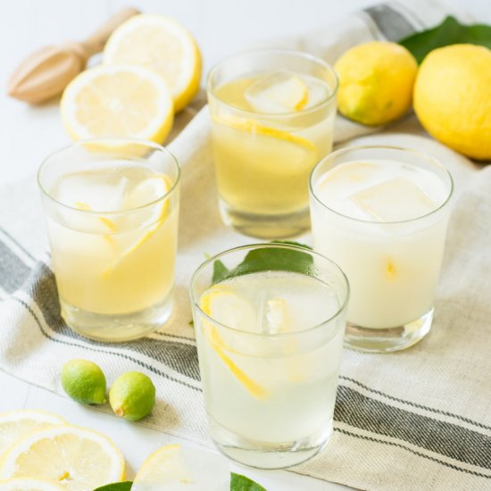 4 Ways for Homemade Lemonade