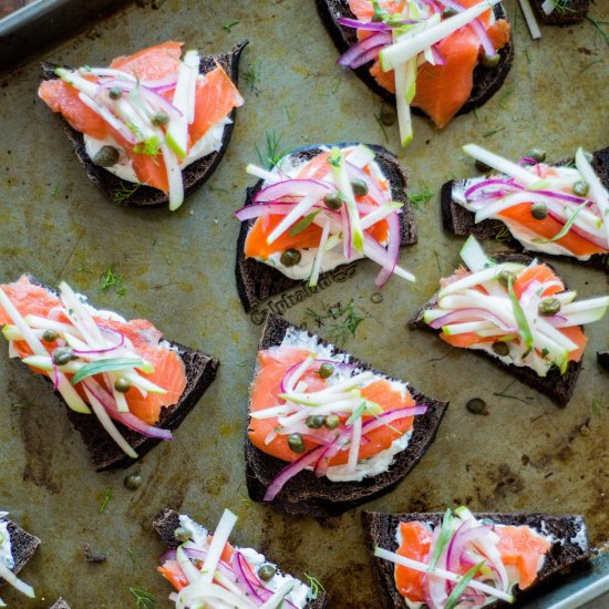 Smoked Salmon Crostini