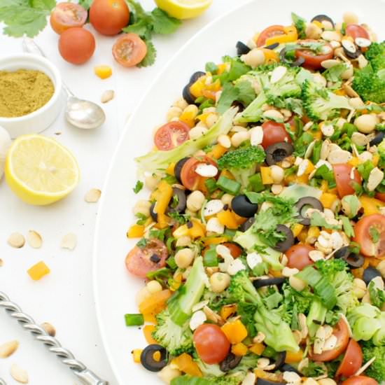 Zesty Chickpea & Broccoli Salad