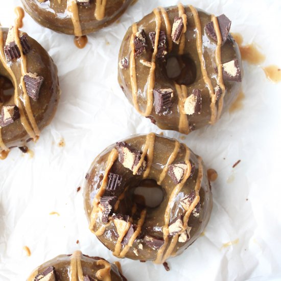 Chocolate Peanut Butter Donuts