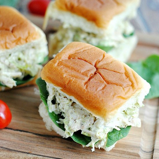 Easy Pesto Chicken Salad