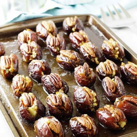 Gorgonzola Chorizo stuffed Dates