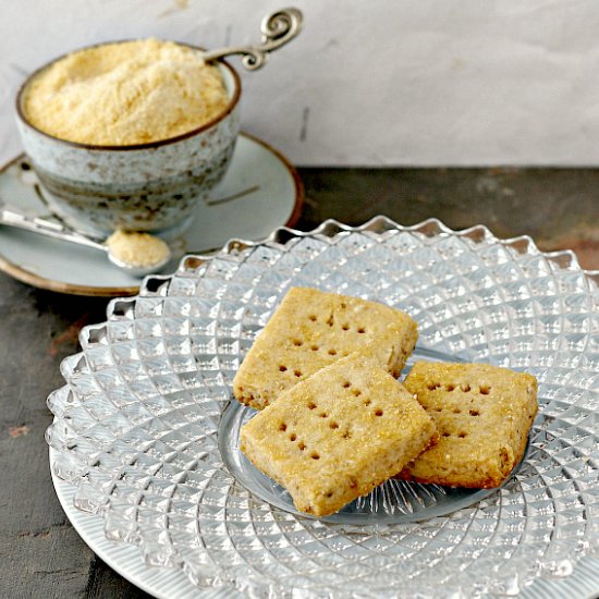 Caramel Walnut Shortbread Cookies