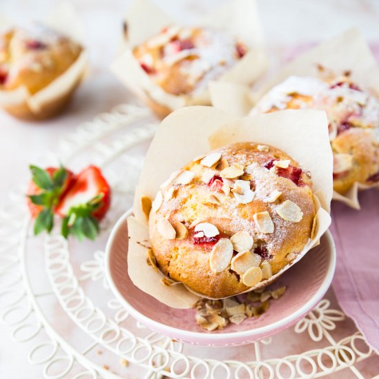 Strawberry and Yogurt Muffins