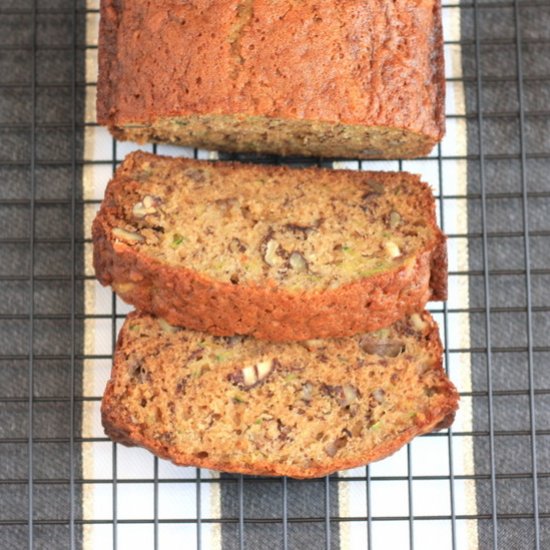 Zucchini Banana Bread