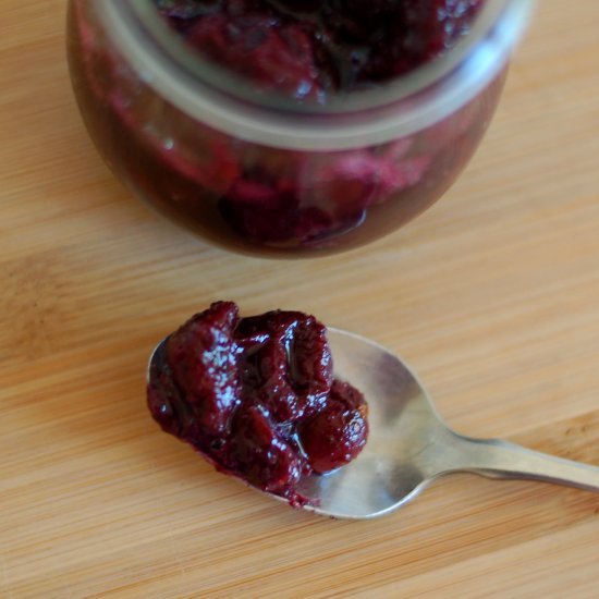 Grape & Blueberry Jam with Ginger