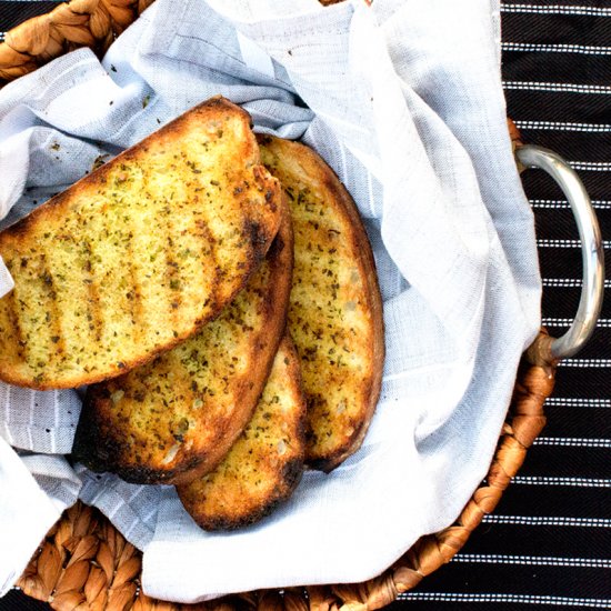 Grilled Garlic and Herb Bread