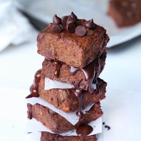 Vegan Sweet Potato Brownies