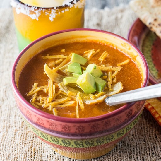 Summer Celebration Tortilla Soup