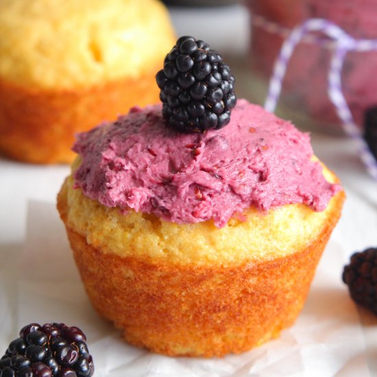 Whipped Blackberry Honey Butter