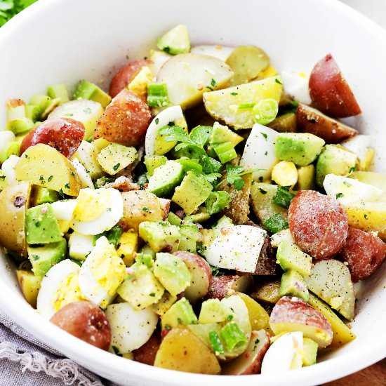 Lightened-Up Creamy Potato Salad