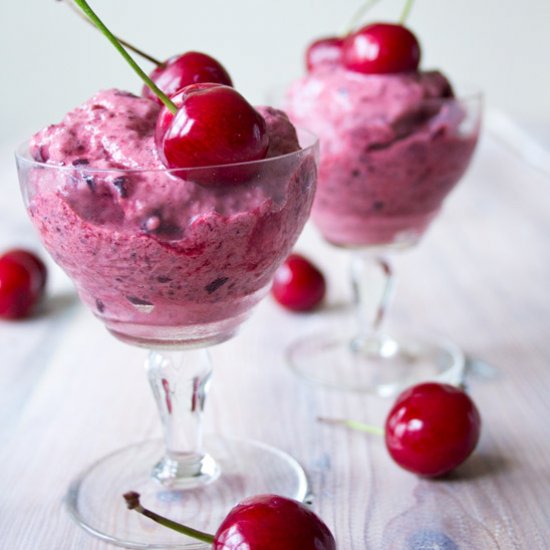 Cherry Chia Frozen Yoghurt