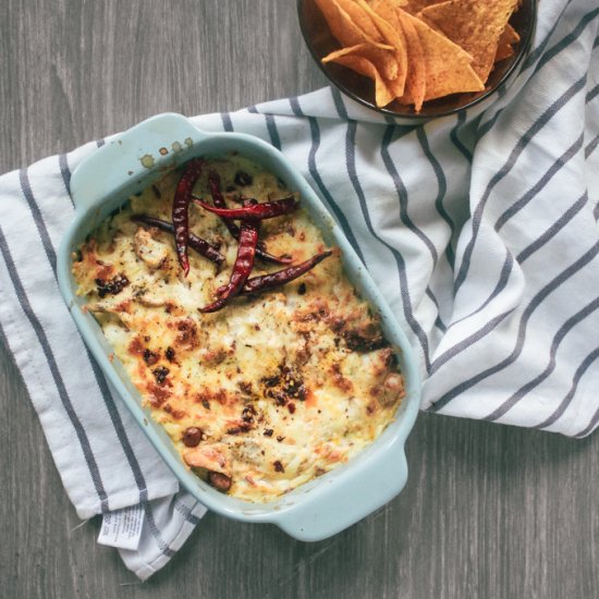 Laze Leftover Chicken Dip