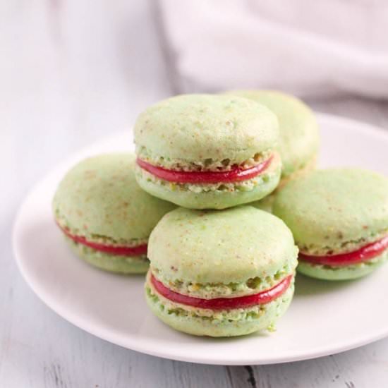 Pistachio Macarons