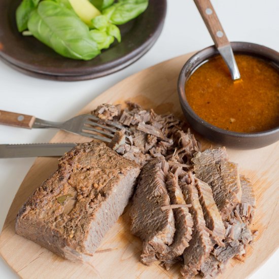 Braised Brisket, Chilean style