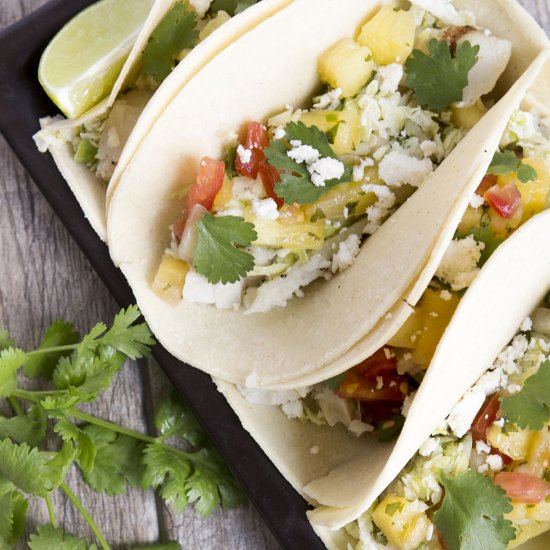 Fish Tacos With Pineapple Pico