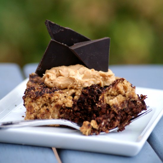 Marbled Chocolate PB Baked Oatmeal