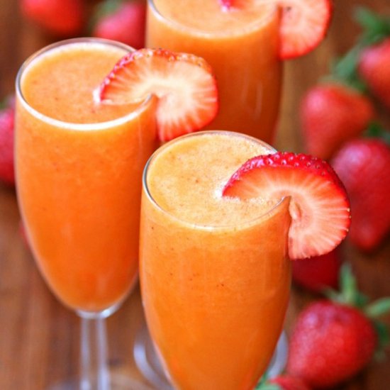 Strawberry Mango Mimosas