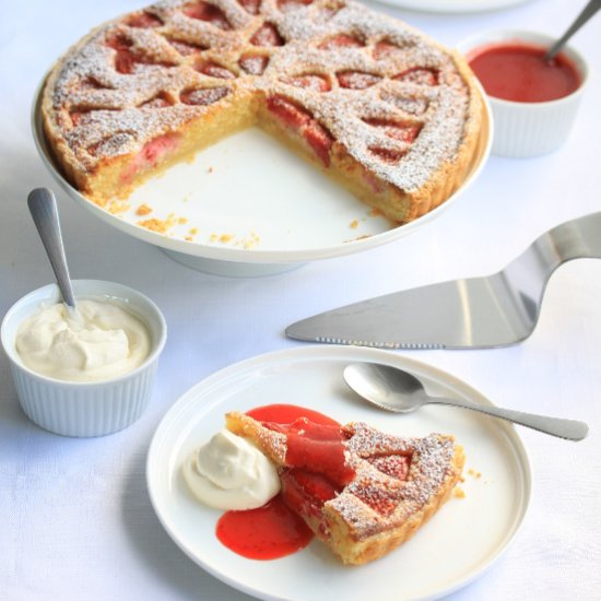 Strawberry Frangipane Tart