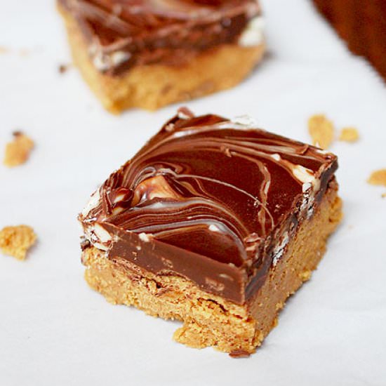 No bake cookie butter bars