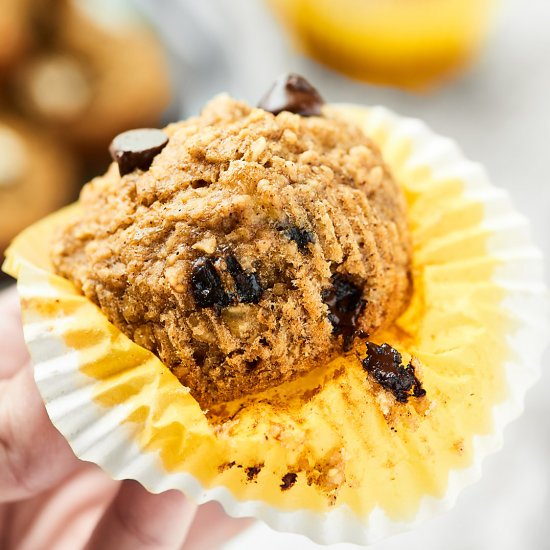 Skinny Banana Muffins